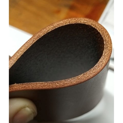 Leather cutting edge